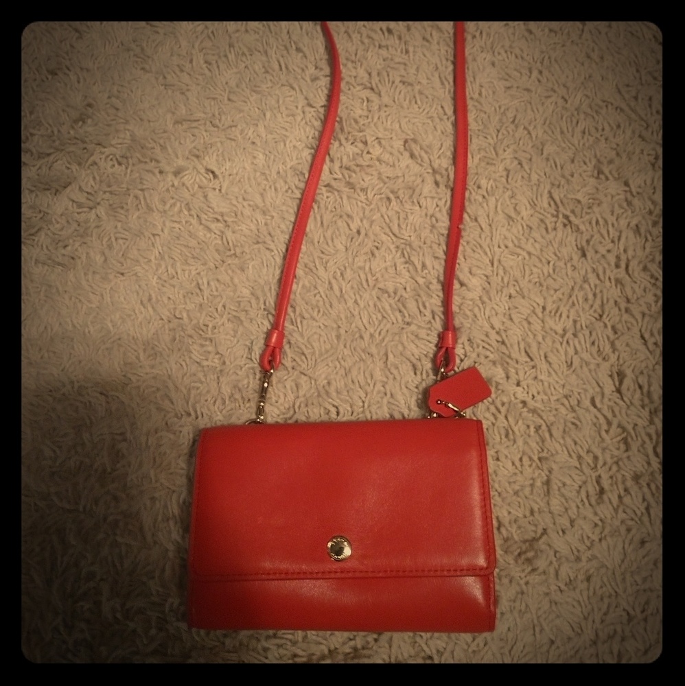 Coach cross body purse
